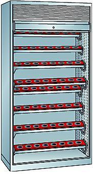 Lista CNC-Schrank mit Rollladen (103.80 cm, 195 cm)