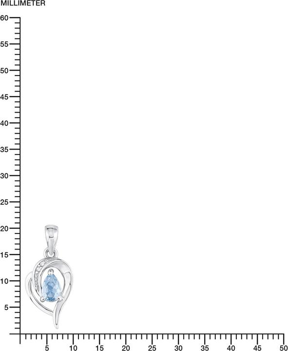 Produktbild Amor Halskette (Silber, Zirkonia, 45 cm)