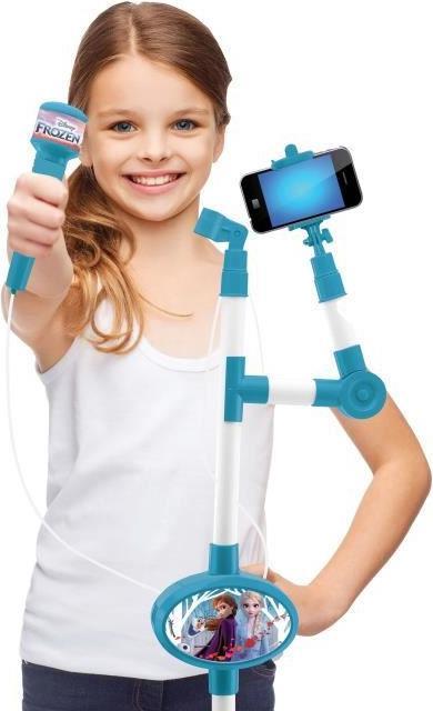 Actual product image Lexibook Frozen microphone with luminous stand, built-in speaker, sound effects