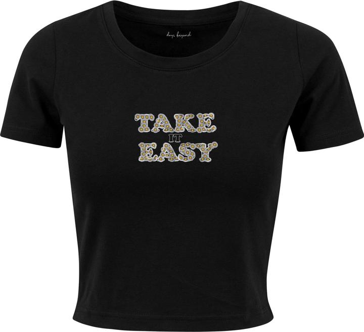Days Beyond Take It Daisy Cropped Tee - 139151