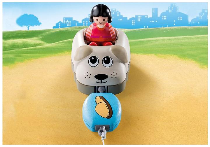 Produktbild Playmobil Mein Schiebehund (70406, Playmobil 1.2.3)