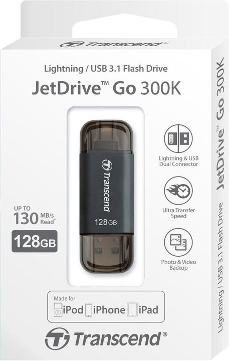 Actual product image Transcend JetDrive Go 300 (128 GB)