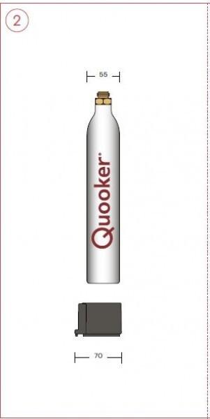 Image du produit Quooker - CUBE CO2-Zylinder (4 Stück)