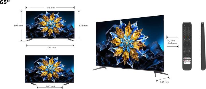 Produktbild TCL 65C655 Pro (65", QLED, 4K, 2024)