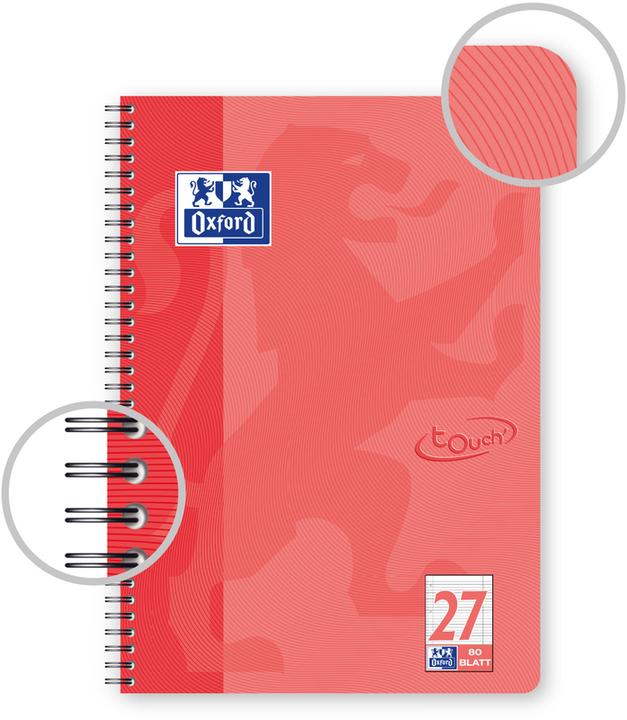Produktbild Oxford TOUCH - Collegeblock (A4, Liniert, Weicher Einband)
