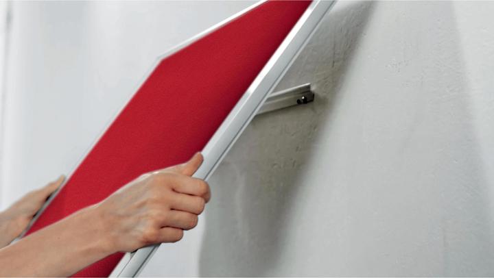 Produktbild Nobo Filztafel Impression Pro 1915422 rot, 87x155cm (Pinnwand, 87 x 155 cm)