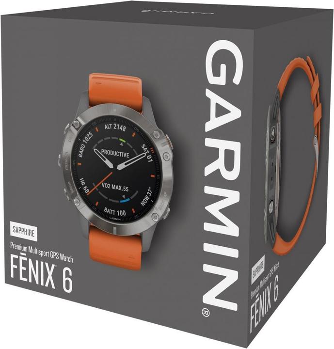 Produktbild Garmin Fenix 6 Sapphire Titanium (47 mm)