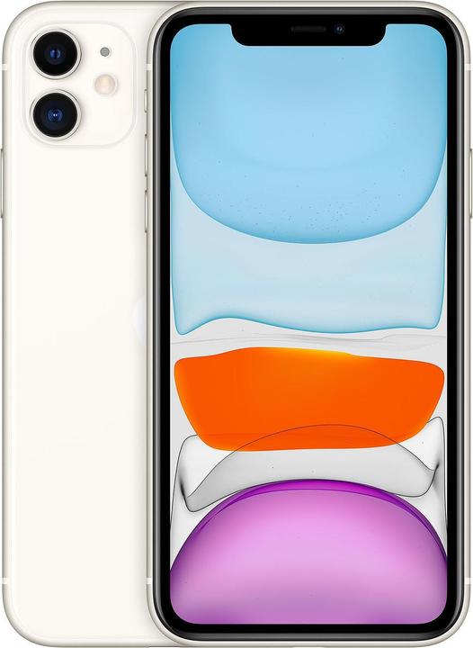 Re!commerce iPhone 11 (64 GB, White, 6.10", 12 Mpx, Single SIM, A / Wie neu)
