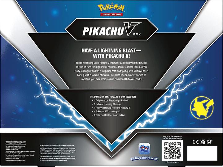 Actual product image Pokémon Pokemon TCG Pikachu V-Box (English)