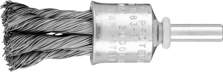 Produktbild Pferd POS Pinselbürste gezopft PBG Ø 19mm Schaft-Ø 6mm Stahl-Draht-Ø 0,35 43706