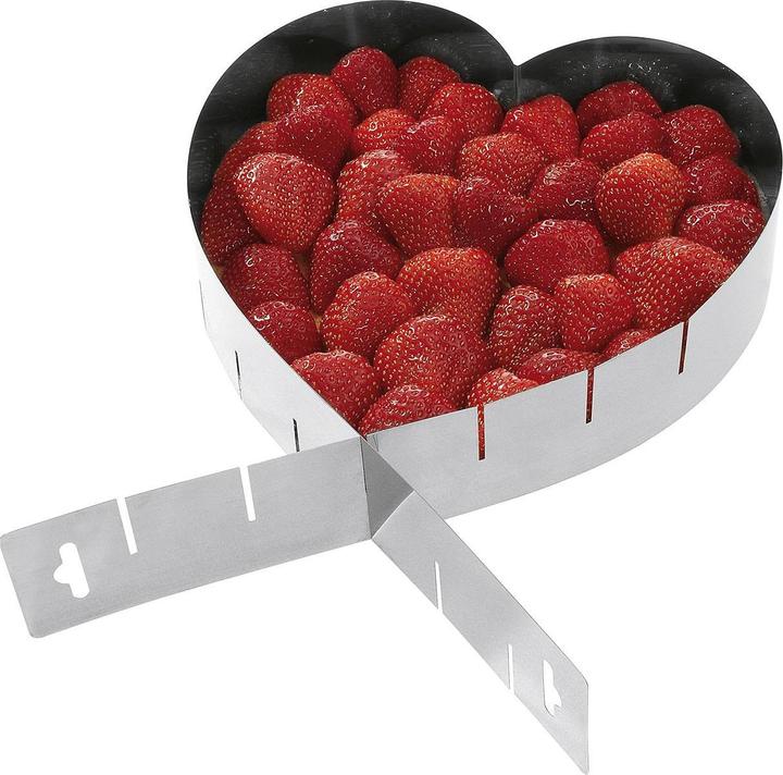 Image du produit Westmark Herzbackform, Edelstahl, 19x5 cm
