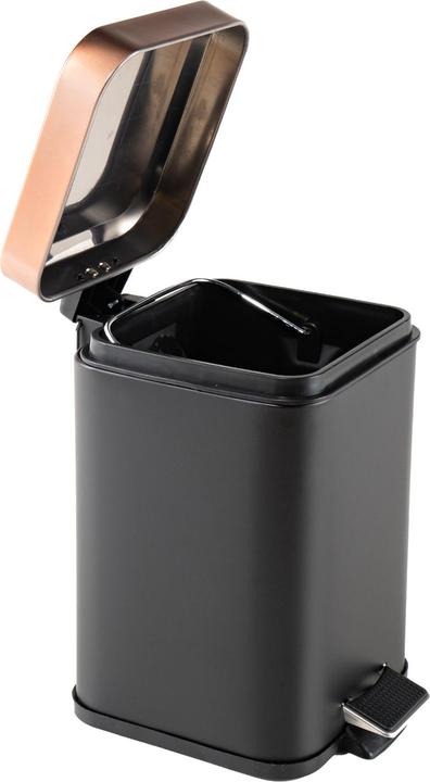 Image du produit HTI-Living Abfalleimer mit Soft-Close Deckel Eckig 3 Liter Jannik (3 l)