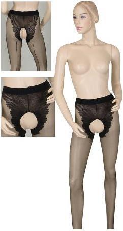Actual product image Cottelli Collection Pantyhose with open crotch (4)