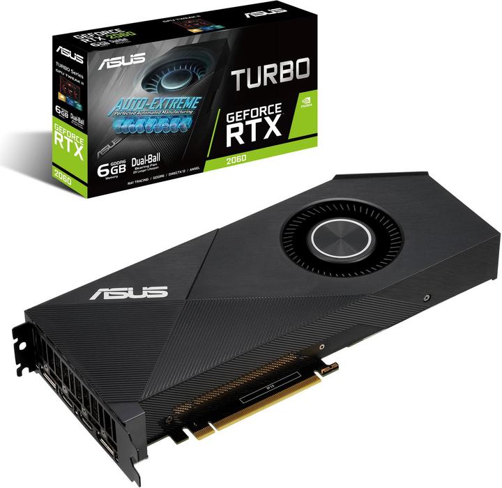 Image du produit ASUS GeForce TURBO RTX 2060 6G (6 Go)