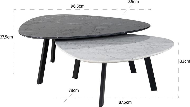 Image du produit Richmond Interiors Trocadero (95 x 95 x 37 cm)