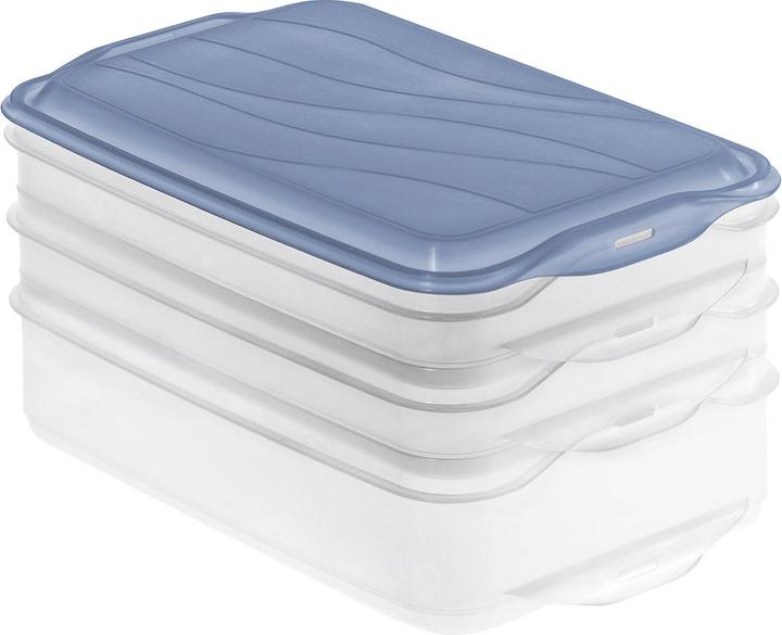 Image du produit Rotho Boîte à charcuterie Rondo 3pcs blue (2.85 l)