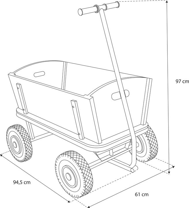 Actual product image Sunny Billy Beach Wagon Green