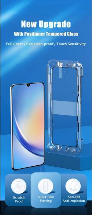 Actual product image Protectorking 1x real tempered 9H armoured glass 3D CLEAR (1 Piece, Samsung Galaxy S20 FE)