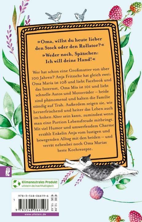 Actual product image »Spätzchen, 109 ist doch kein Alter« (German, Anja Flieda Fritzsche, 2022)