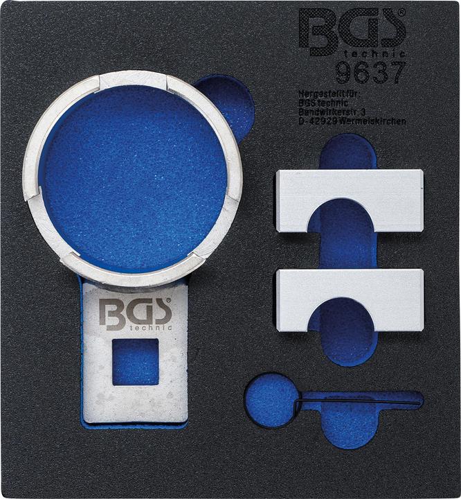 Image du produit BGS Insert de servante d'atelier 1/6 : Coffret de calage pour GM, Opel, Saab 2.0 Turbo