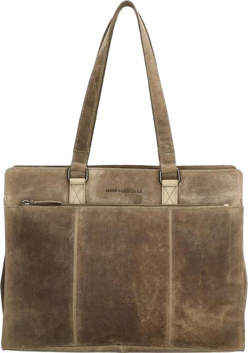 Image du produit HIDE & Stitches Idaho Laptoptas 15,6 inch (38 cm) - Donkerzand (15.60")