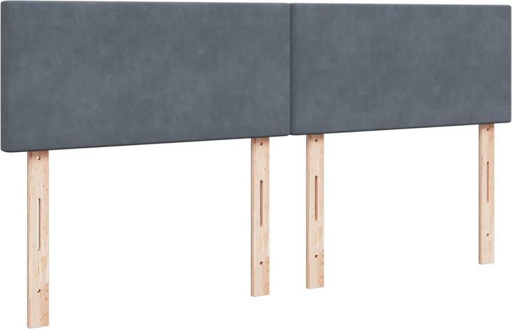 Produktbild VidaXL Bo x springbett mit Matratze 180 x 200 cm Samt (180 x 200 cm, 180 x 200 cm)