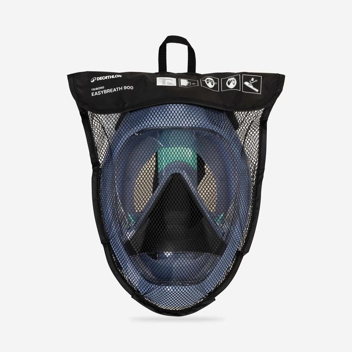 Immagine prodotto Subea Schnorchelmaske Easybreath Damen/Herren Tauchmaske 900 blaugrau