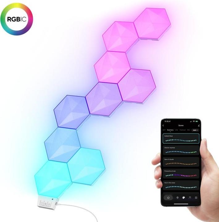 Produktbild Trust Gxt902 Vybz RGB Hexagon Light (RGB)