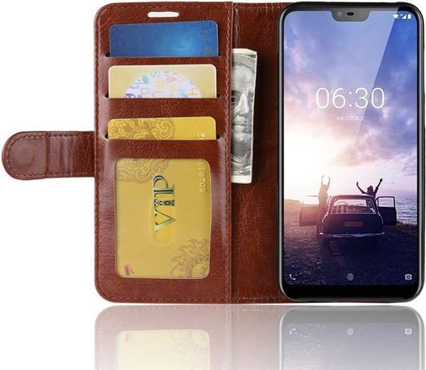 Immagine prodotto MU Classic Crazy Horse II Leather Leather Bookcover Series (Nokia 6.1 Plus)