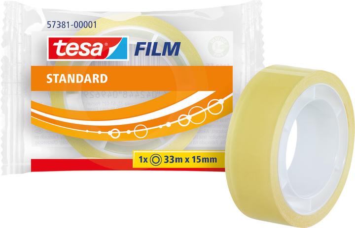 Produktbild tesa tesafilm 1x STANDARD Klebeband (15 mm)