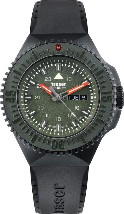 Actual product image Traser P69 Black Stealth (Diving watch, 46 mm)