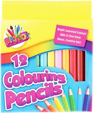 Actual product image Tallon Half Size Coloured Pencils (Pack of 12) (Colored, 12 x)