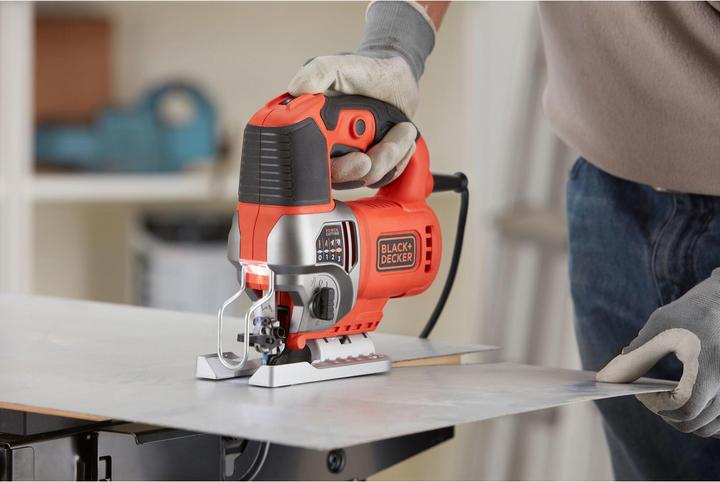 Productafbeelding Black & Decker B&D pendelactie decoupeerzaag BES610K-QS
