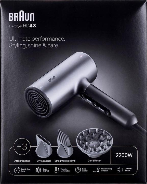 Actual product image Braun HD 4.3