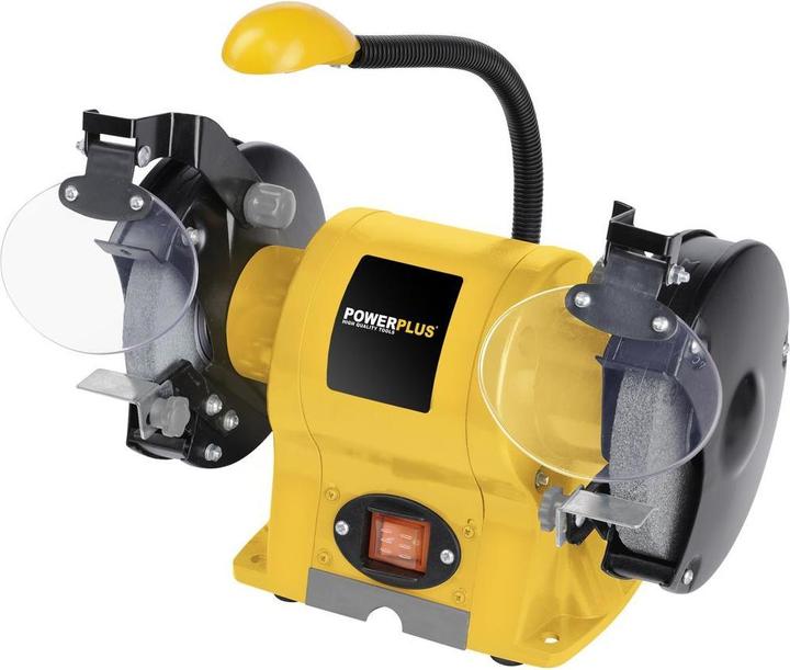 Produktbild Powerplus POWX1230 Tischschleifer 350W | Elektroschleifer D 150 mm (350 W)
