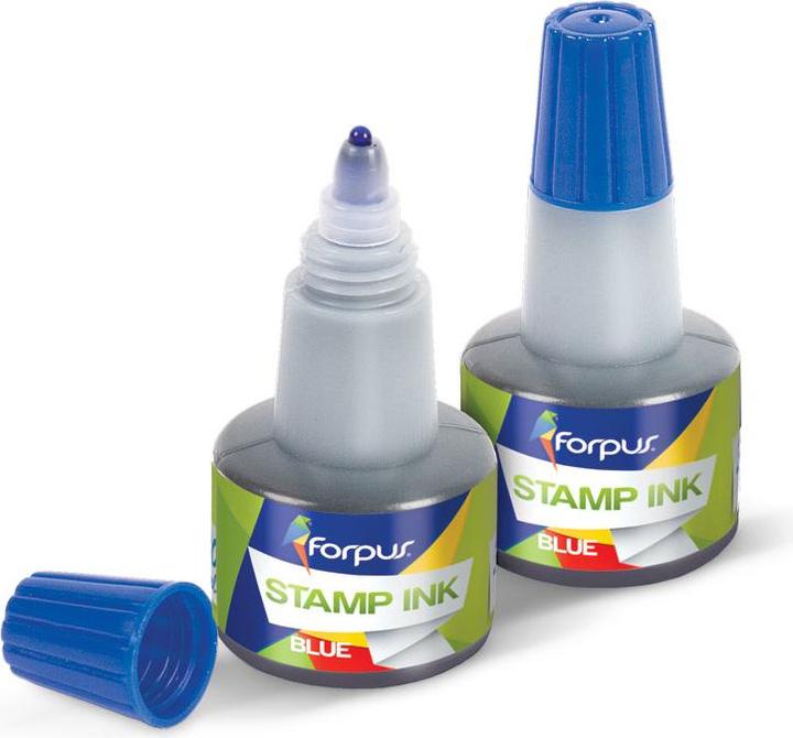 Actual product image Forpus Ink for stamps, 30 ml blue 1223-030
