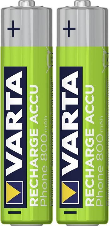 Productafbeelding Varta Accu Telefoon Opladen (2 Pcs., AAA, 800 mAh)