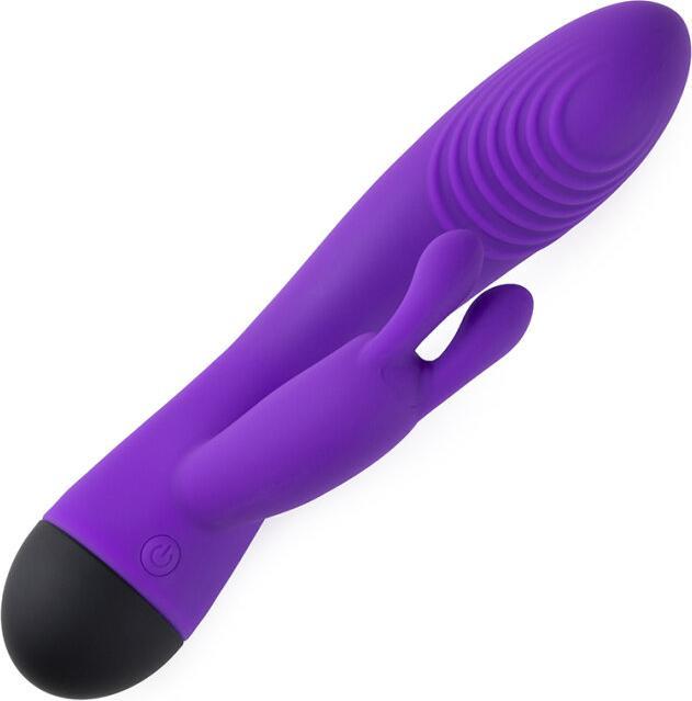 Actual product image Virgite Wiederaufladbarer Vibrator V6 Lila