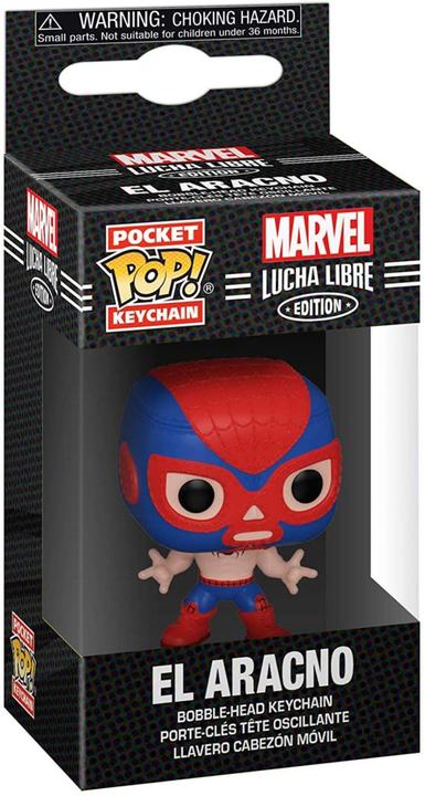 Actual product image Funko Portachiavi Pop! Marvel Lucha Libre : Spider-Man