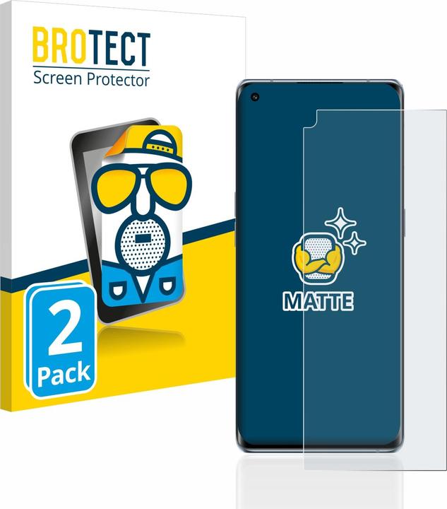 Produktbild BROTECT Entspiegelungs-Schutzfolie Displayschutz Matt (2 Stück, Oppo Reno 6 Pro 5G)