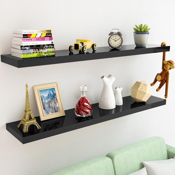 Immagine prodotto Casaria 2x Scaffali galleggianti (90 x 23 x 3,8 cm)