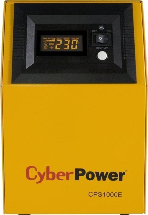 Produktbild Cyberpower CPS1000E Unterbrechungsfreie Stromversorgung (USV) Doppelwandler (Online) 1000 VA 2 AC-Ausgänge (1000 VA, 700 W, Online-Doppelwandler USV)