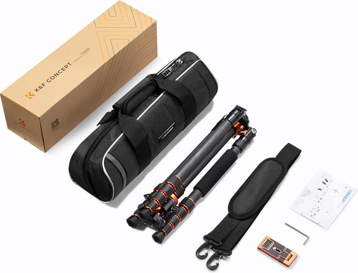 Actual product image K&F Concept Concept Tripod SA255C1 (Carbon)