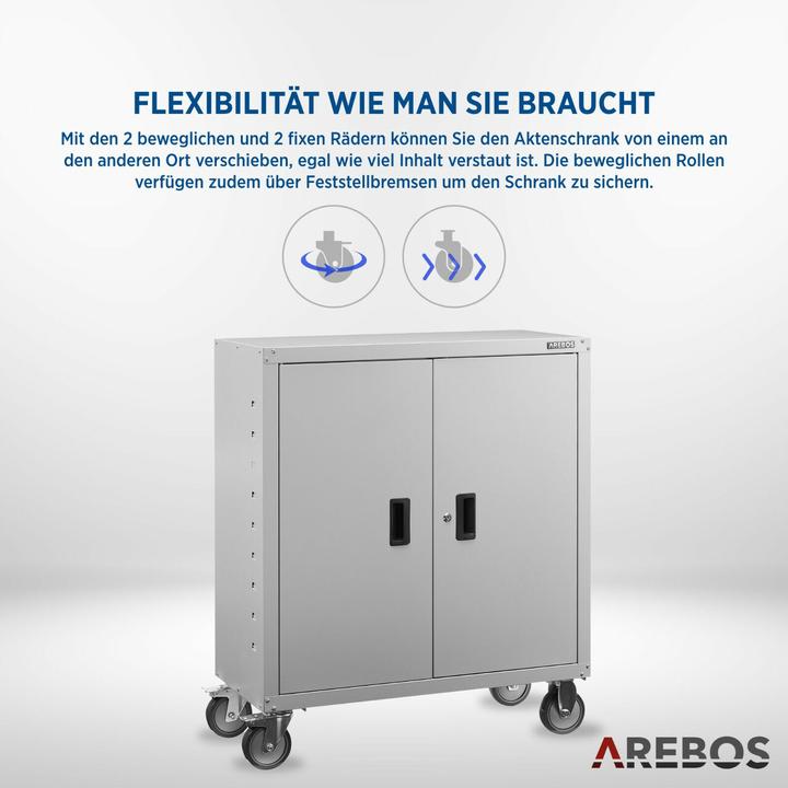 Actual product image Arebos Filing cabinet (90 x 90 x 40 cm)