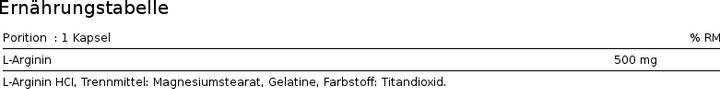 Produktbild Alpine Labs Arginine (60 Stück, Kapseln)