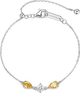 Actual product image Brosway - Energy Yellow Fancy cubic zirconia silver bracelet FEY99
