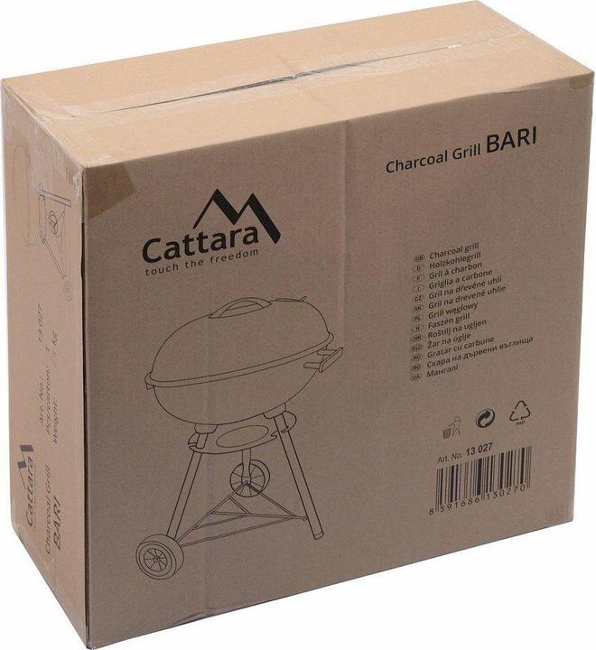 Immagine prodotto Cattara Bollitore per barbecue a carbonella BARI 46cm (46 cm)