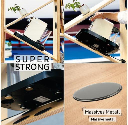 Image du produit Silwy Pad métallique Superstrong 1 pièce, noir, couleur détaillée (1 x)