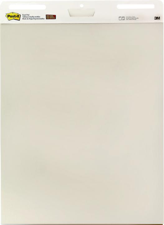 Immagine prodotto 3M Post-it? Tabella riunioni Super Sticky, autoadesiva, bianca (63,5 x 77,5 cm)
