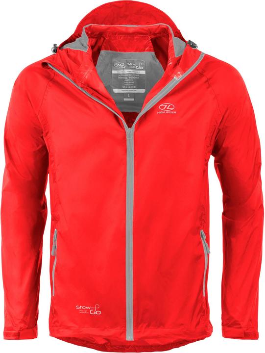 Produktbild Highlander Stow & Go Red Packaway Jacket - Xs (XS)
